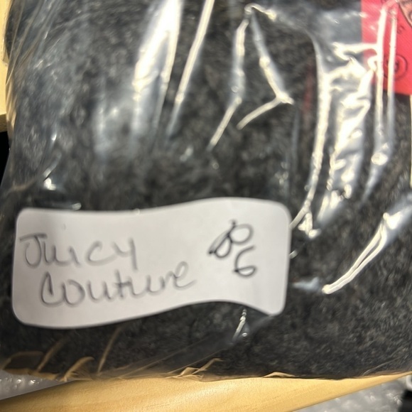 Y2K JUICY COUTURE Vintage grey knit womans bell sleeve cottagecore cardigan SP - Picture 12 of 12